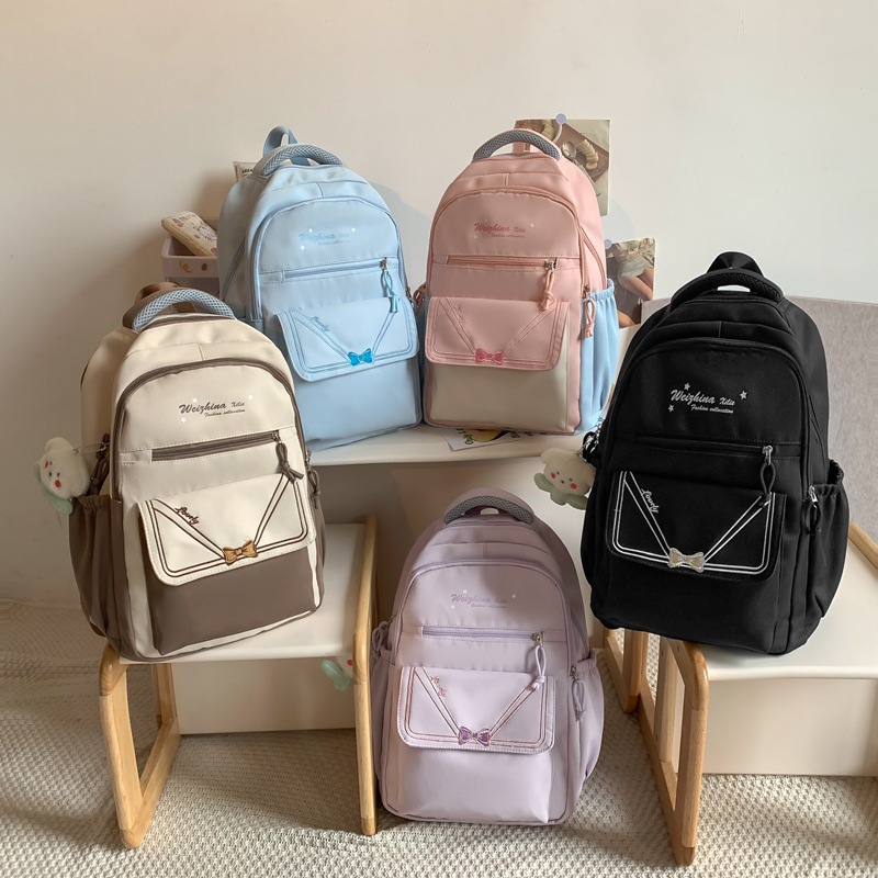 Schoolbag for girls, 2025 new style backpack, large capacity, simple and versatile for primary school students, computer backpack for high school students Application Scenario