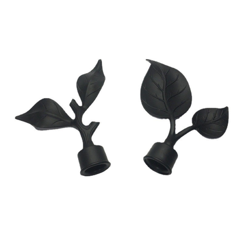 American-style curtain decorative heads, plastic imitation iron heads, Roman rod heads, rod sealing and opening blocking curtain accessories and auxiliary materials Item Picture
