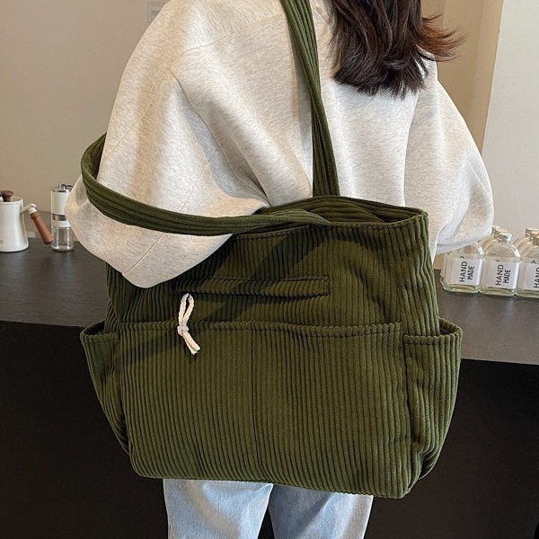 Versatile handbags, new autumn and winter tote bags, large-capacity single-shoulder bags, student class bags, casual and trendy single-shoulder bags Application Scenario