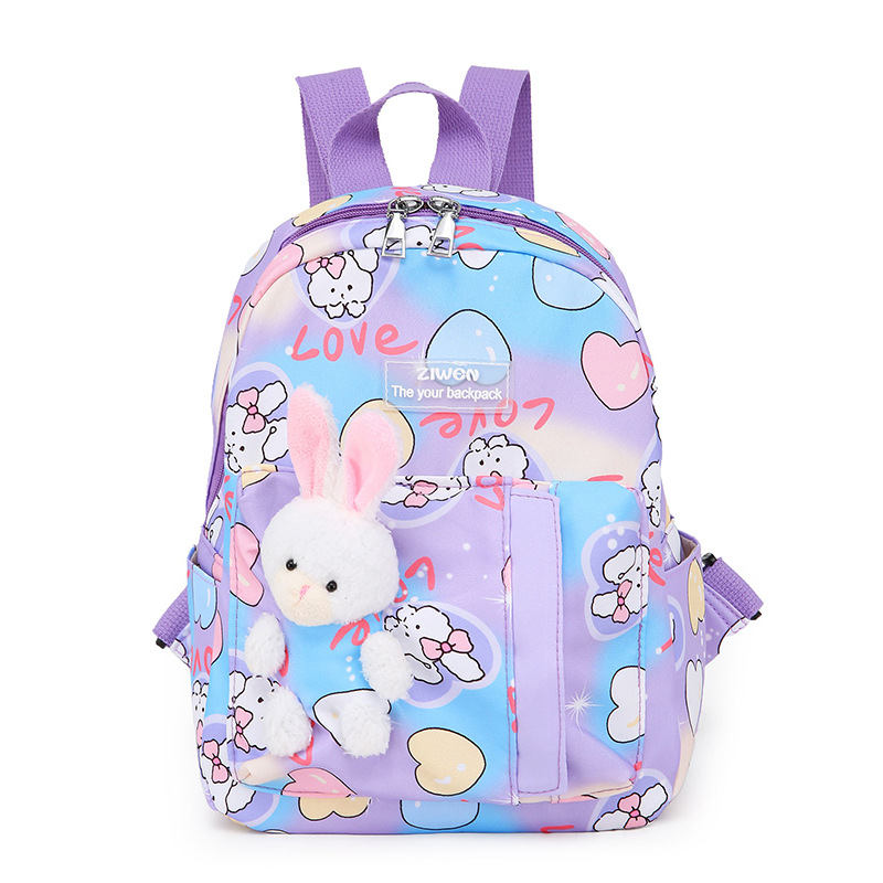 Fashionable primary school children's bag, cute cartoon, kindergarten small class girl snack schoolbag, outdoor casual backpack Item Picture