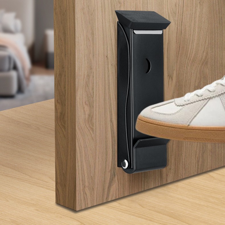 Door stop, door stopper, no need for drilling, door stopper, anti-collision and door blocking, new door stopper wonder, top door windproof door stop, door suction stop door details Picture