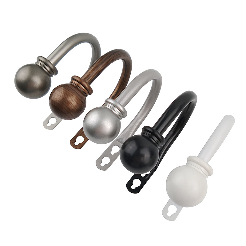 Specialized curtain hooks, strapping fabric, curtain hooks, spherical U-shaped tubes, wholesale, cross-border curtain accessories, rope hooks Application Scenario