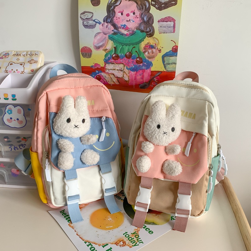 Kindergarten schoolbags for boys and girls, cute baby backpacks, children aged 3 to 6 in the middle and senior classes, backpacks for first-grade girls full figure