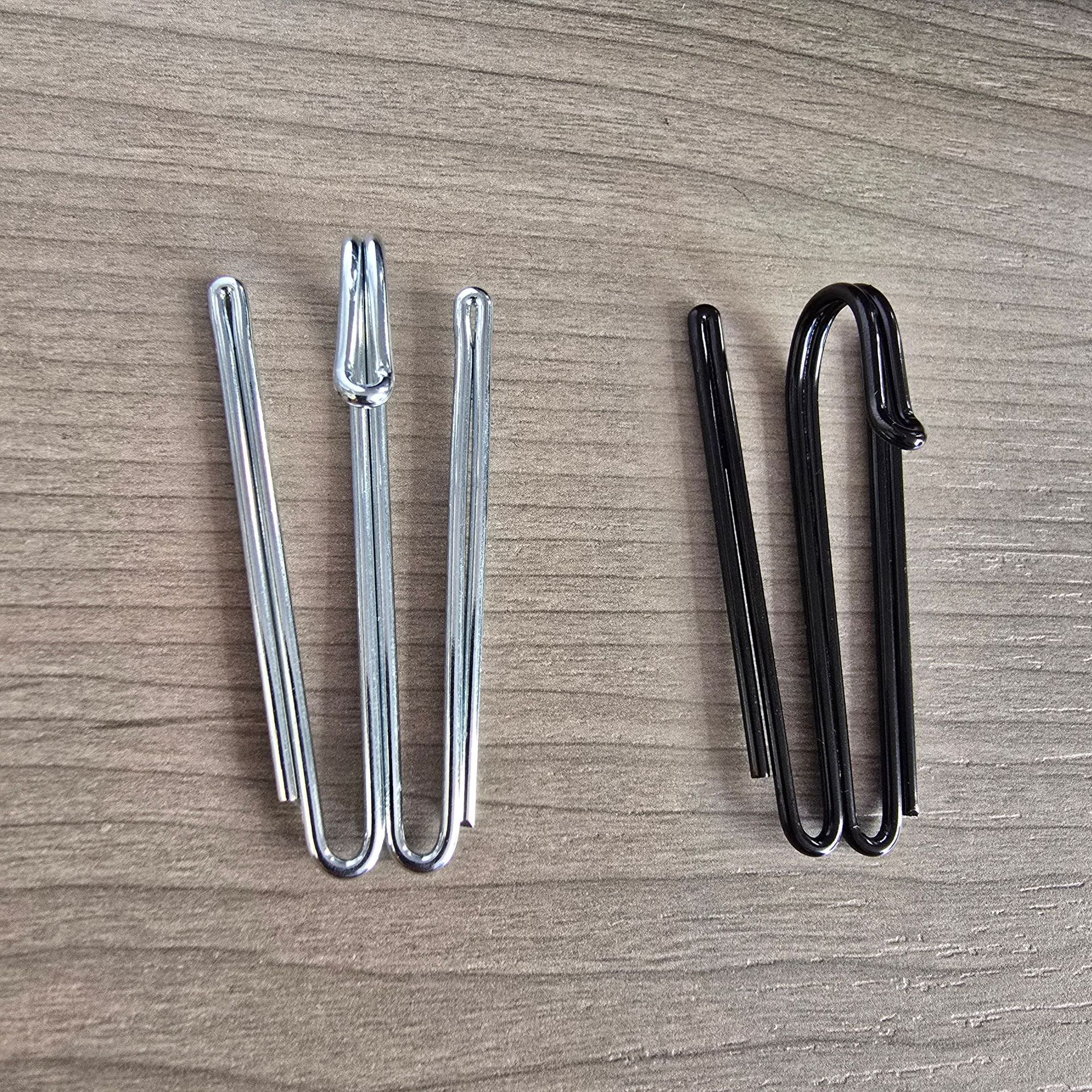Factory direct sales of curtain accessories, metal curtain fabric straps, hooks, curtain hooks, and four-fork hooks Specification drawing