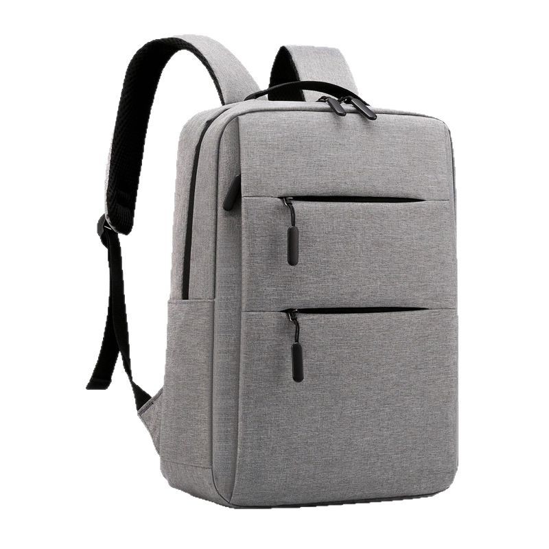 Simple laptop bag for men, USB charging, business backpack, gift backpack, can be printed with logo Item Picture