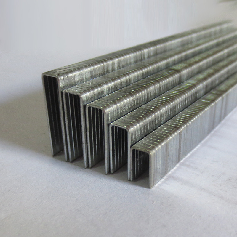 U-shaped nails, galvanized code nails, 410J, 413J, 416J, 419J, 422J series, special nails for carpenters and furniture nails Application Scenario