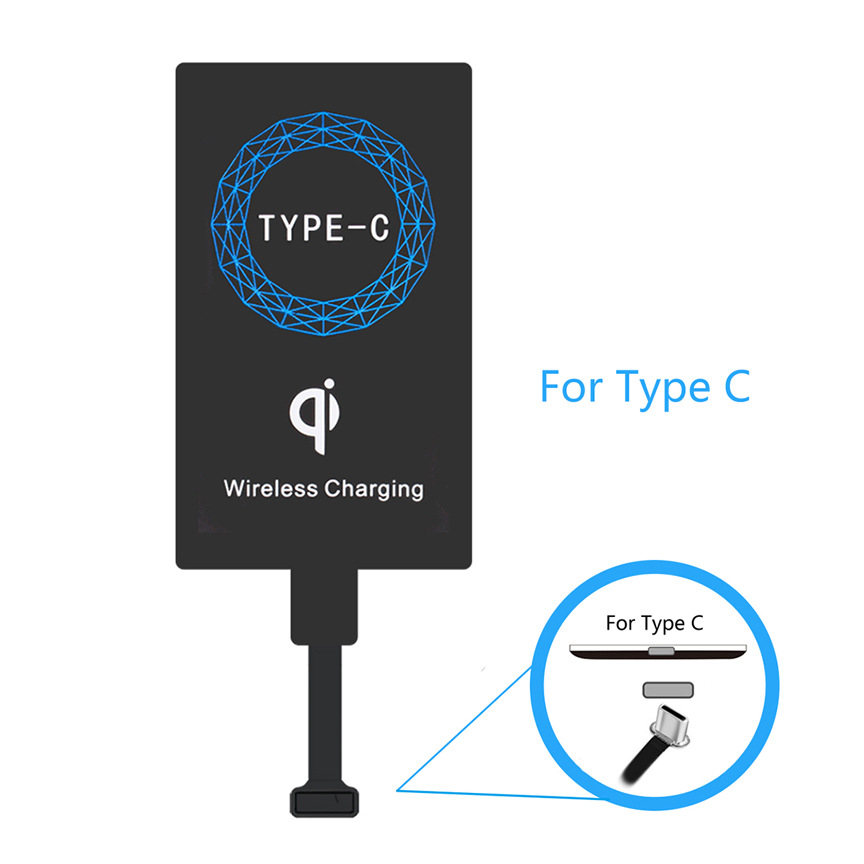 The TYPE-C wireless receiver is suitable for wireless charging receivers of TYPE-C interface mobile phones Specification drawing