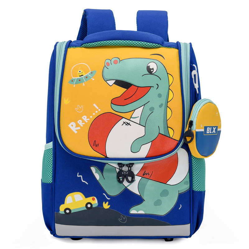New schoolbag for primary school students from grades one, two to three and five, Korean-style cute cat multi-compartment lightweight backpack Item Picture