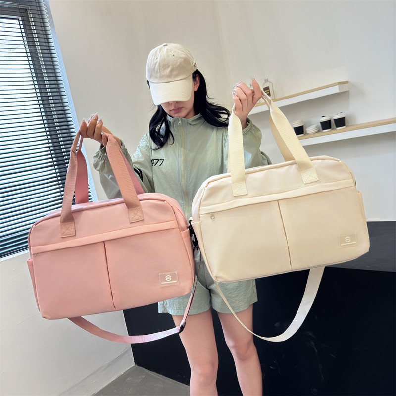 Wholesale of large-capacity dry-wet separation portable travel bags for both men and women, independent shoe compartments and luggage storage bags Specification drawing