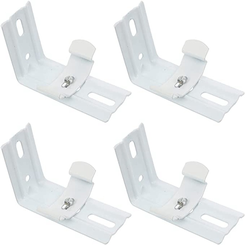 Cross-border wholesale 2 sets of vertical blinds installation code accessory sets, vertical blinds side installation and top installation code brackets full figure