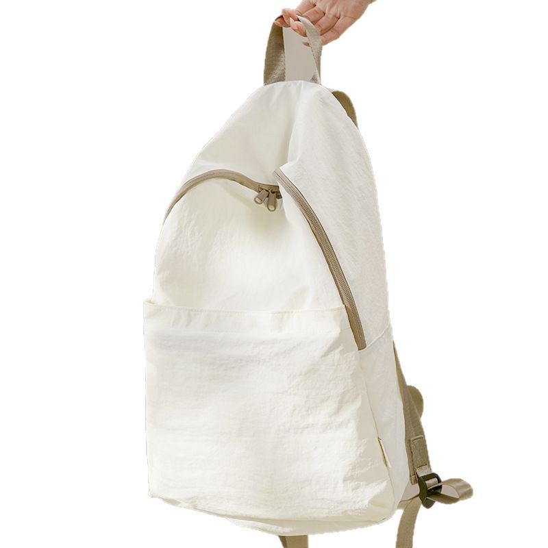 Foldable backpack for travel, lightweight storage bag, Taslon water-resistant backpack, portable backpack for commuting women Item Picture