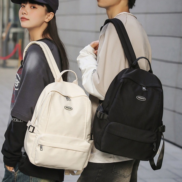 Japanese-style high-appearance-level sporty schoolbag, simple and versatile campus backpack, lightweight backpack for college students' commuting and travel full figure