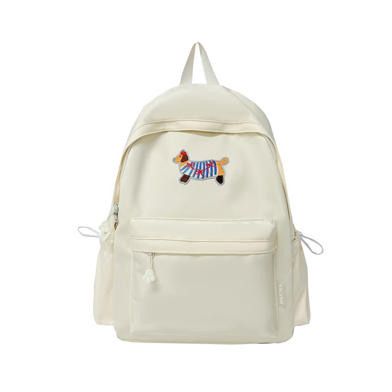 This Japanese-style Instagram backpack for girls is simple and versatile for campus use. It's a cute and large-capacity backpack for junior and senior high school students Item Picture