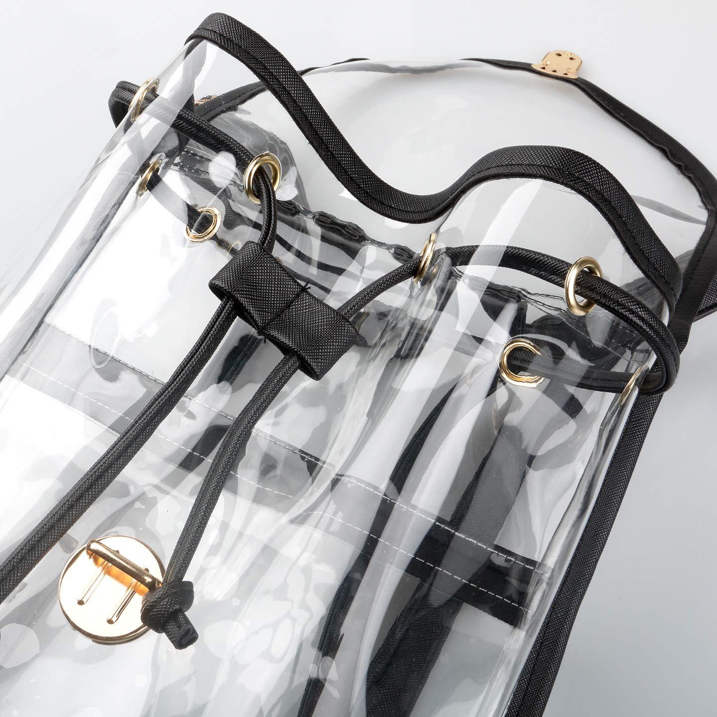 Amazon export PVC transparent backpacks, outdoor travel backpacks, heavy-duty transparent backpacks, drawstring bags in stock Application Scenario