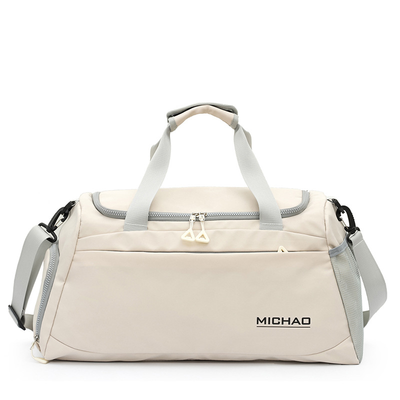 Oxford Cloth super large capacity travel bag, fitness yoga dry and wet separation bag, business trip and travel set, trolley luggage women's bag Item Picture