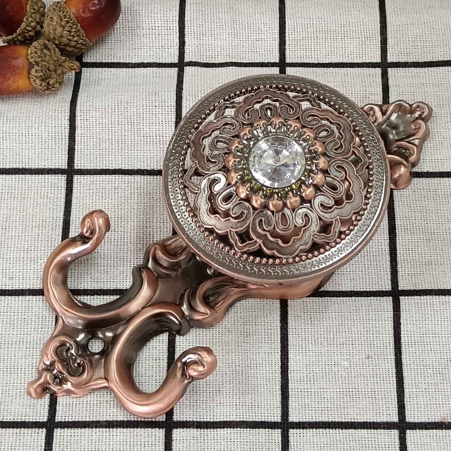 Cross-border curtain wall hooks, shower curtain hooks, door and window hooks, single diamond hooks, curtain hooks, curtain wall hooks factory direct sales full figure