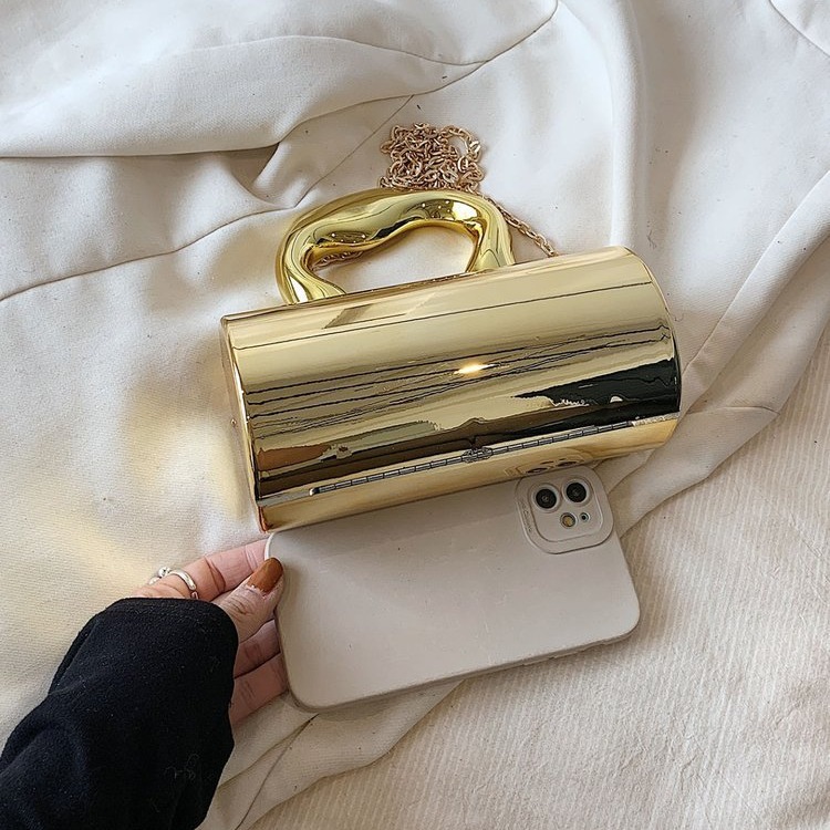 Best-selling acrylic fashionable handbag for women, new stylish and versatile solid color box bag, fresh and elegant crossbody bag Specification drawing