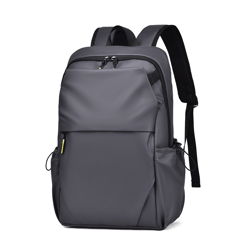 Cross-border casual backpack for men, simple yet sophisticated, large-capacity computer bag, lightweight travel bag, student schoolbag Item Picture