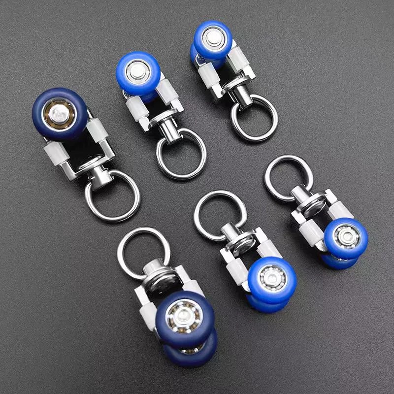 Curtain pulley accessories, new type of guide rail, stainless steel track, metal pulley, roller bearing accessories, hanging wheel, walking wheel Application Scenario