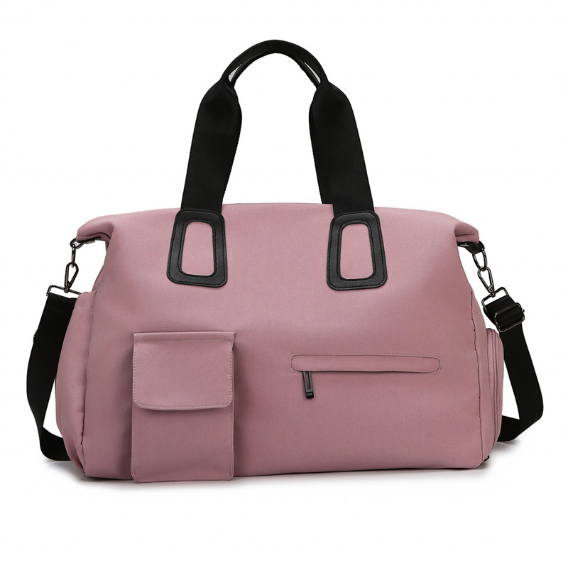 High-quality single-shoulder bag, lightweight storage bag, maternity fitness yoga crossbody bag, independent shoe compartment, travel and business trip luggage bag Item Picture