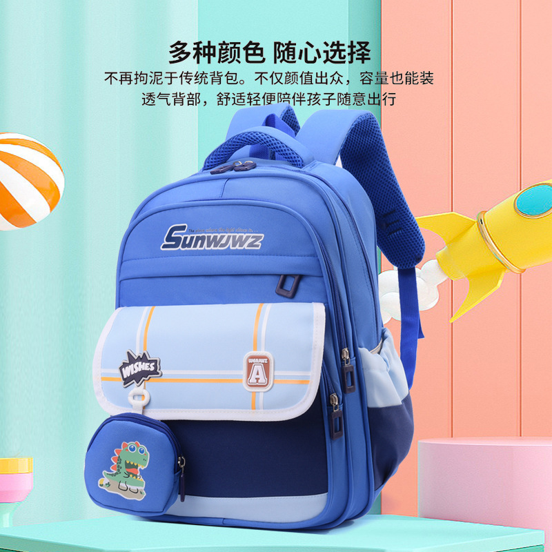Backpack for primary school students, children, girls and boys, lightweight and load-reducing, large capacity, 1-2 grade Korean version backrest bag, backpack Application Scenario