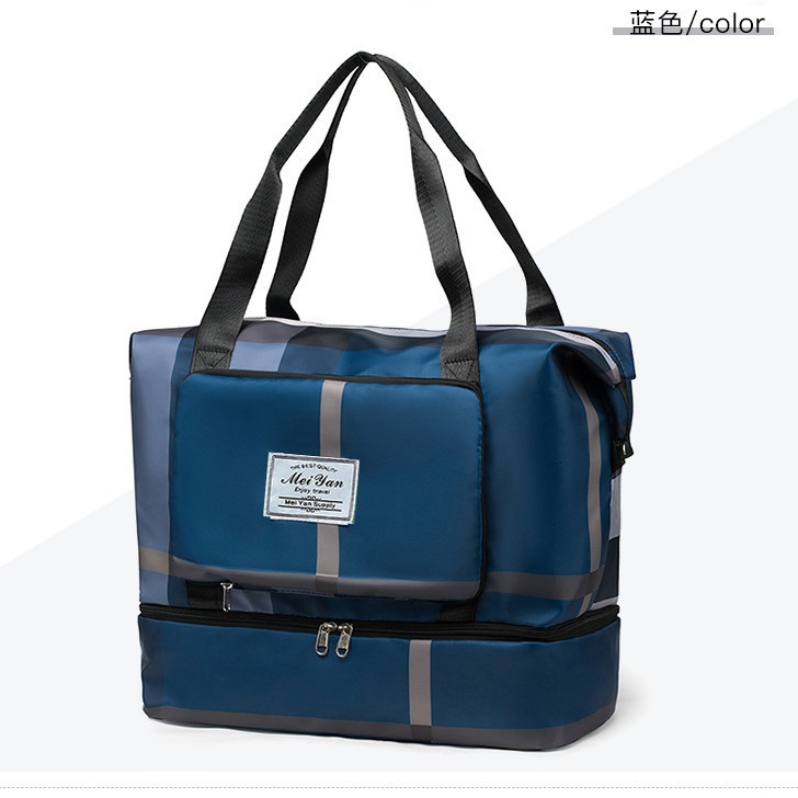 New travel bags, outdoor sports large-capacity travel bags, independent shoe compartments, fashionable fitness bags, durable and trendy single-shoulder bags Application Scenario