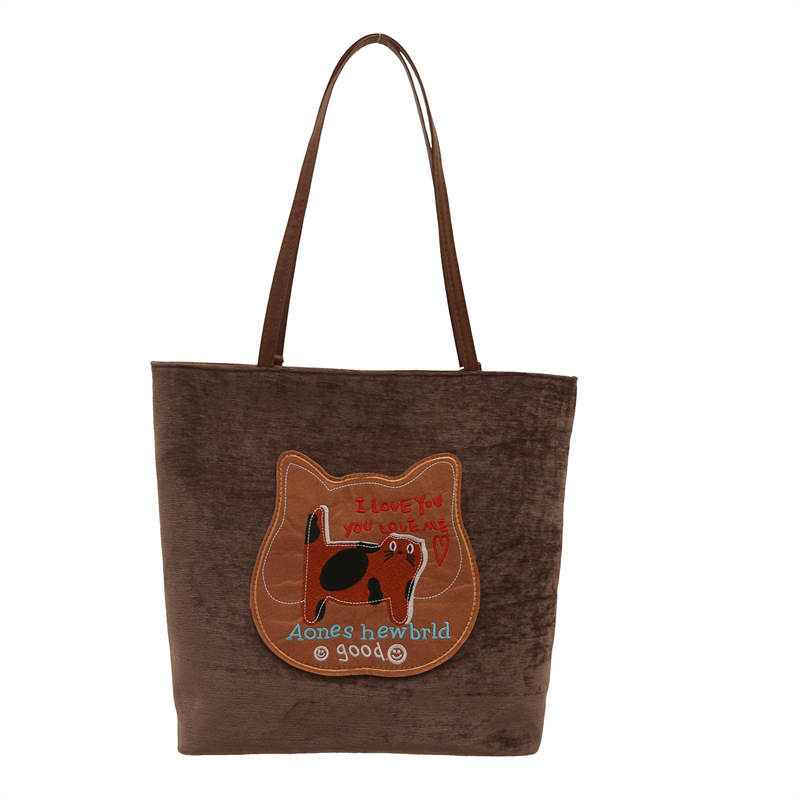 Autumn commuter backpack for women 2024 New school-style tote bag, Korean version large-capacity single-shoulder underarm bag Item Picture