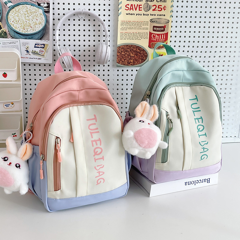 Cross-border Japanese-style casual bags, girls' artistic and fresh schoolbags, backpacks, Korean-style travel backpacks for junior high school and primary school students full figure