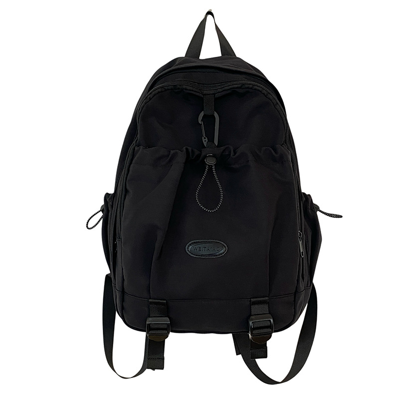 New retro Korean style high-end college backpack, schoolgirl style backpack, high school bag with large capacity Item Picture