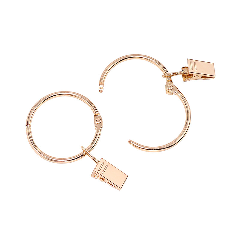 In-stock metal bath curtain curtain clips, Roman ring clips, hanging rings, open curtain ring hooks, curtain clip accessories Application Scenario