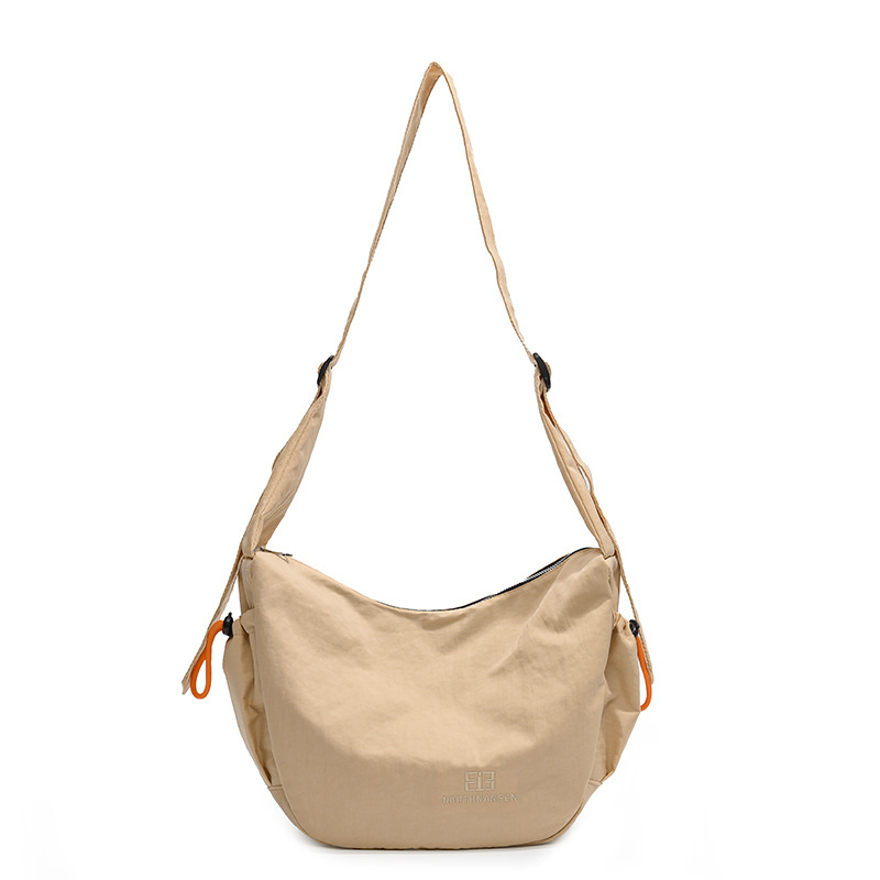 A new 2024 women's casual fitness sports bag with a large capacity, lightweight single-shoulder water-resistant Oxford fabric crossbody Item Picture