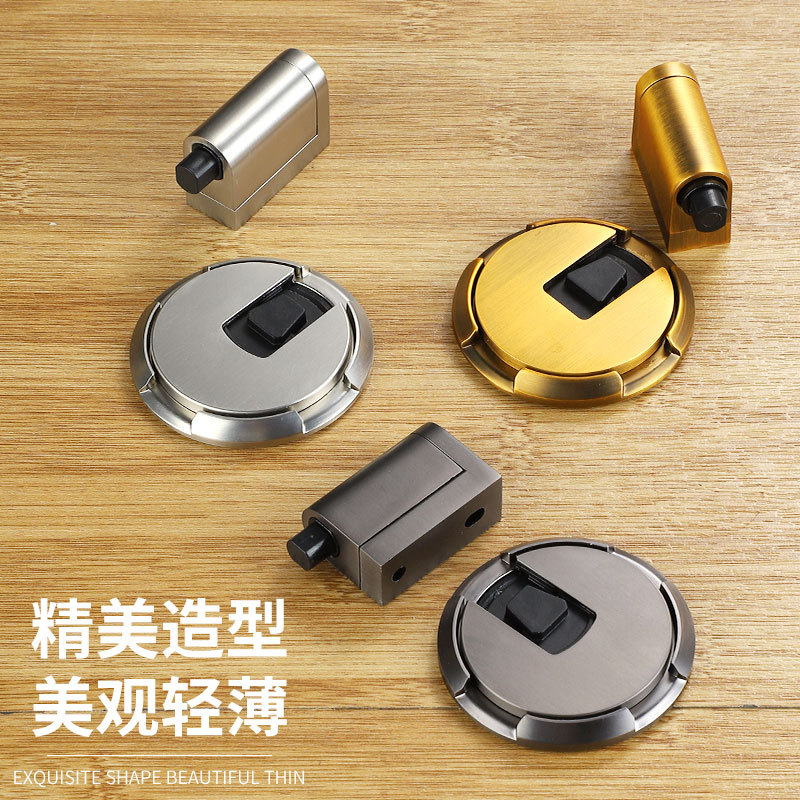 The manufacturer wholesals windproof mechanical doors without perforation, zinc alloy door stops, and anti-collision door stops for bedrooms and bathrooms Application Scenario