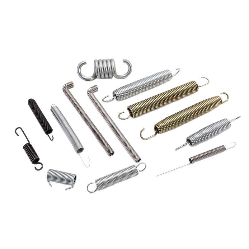 Stainless steel tension spring double-hook strong tension rebound tension spring and coil connection spring custom manufacturer for extension and retraction Item Picture