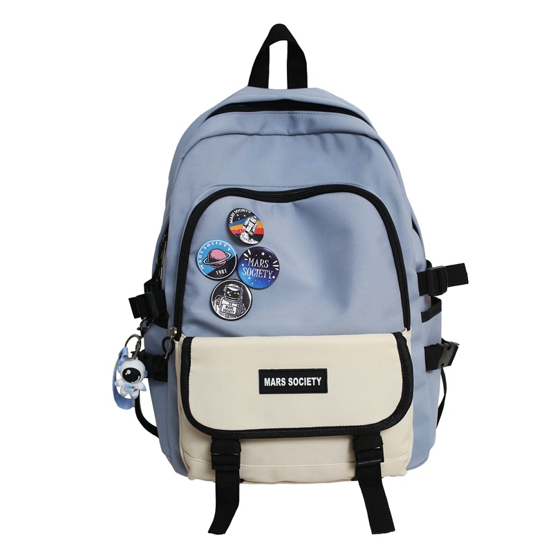 Trendy Japanese-style backpacks for junior high school, senior high school and university, men's and women's backpacks for casual sports, large-capacity schoolbags, and ins couple backpacks Item Picture