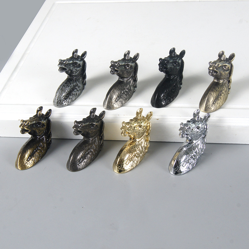 The new zinc alloy animal drawer cabinet door handle from Aolaya is a light luxury drawer, cabinet and wardrobe door hardware handle Specification drawing