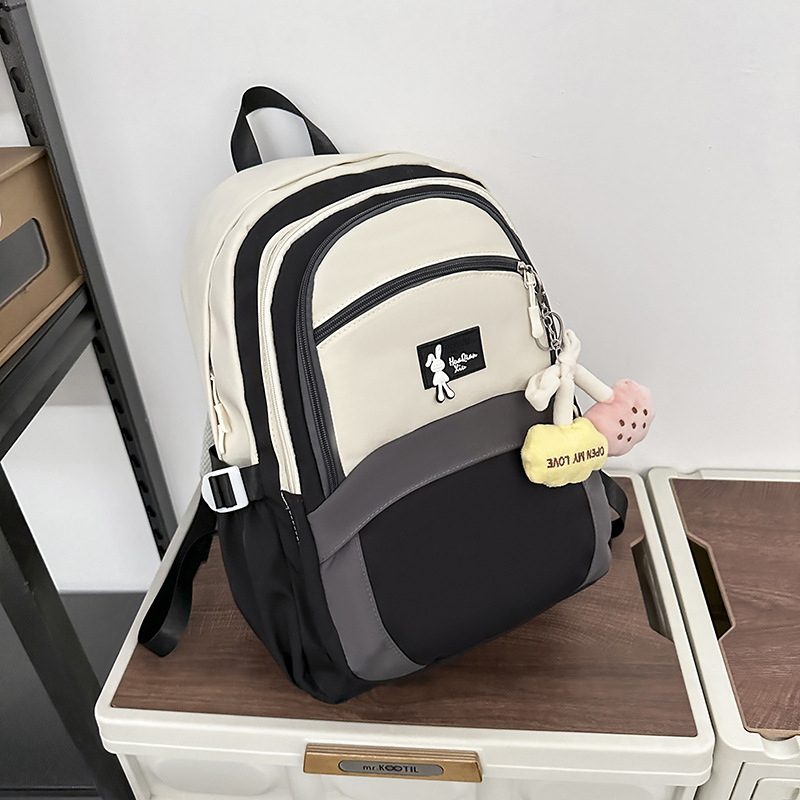 Junior high school students' schoolbag, Japanese-style primary school students' color-matched large-capacity backpack, cute, lightweight, lightweight and durable backpack Specification drawing