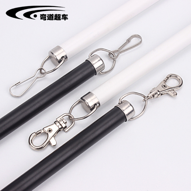 Hotel curtain pull rods, curtain accessories, push and pull rods, black, white and silver three-color aluminum alloy curtain pull rods Application Scenario