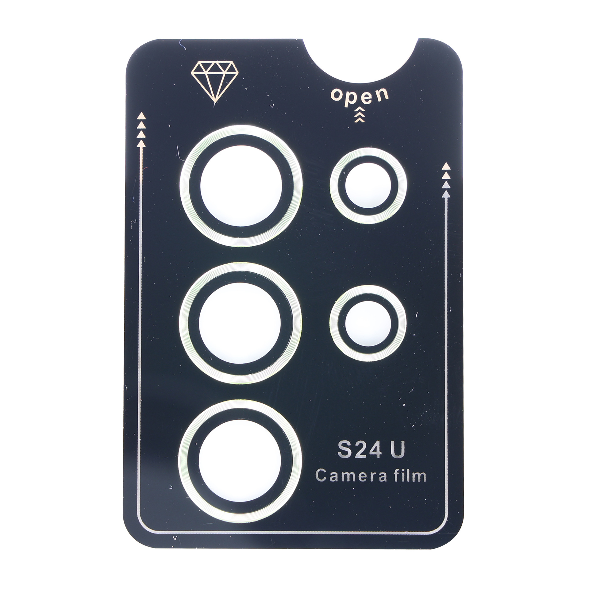 Suitable for Samsung s24u Eagle Eye positioning lens film, CD texture metal camera protection film, s23u high-definition anti-drop details Picture