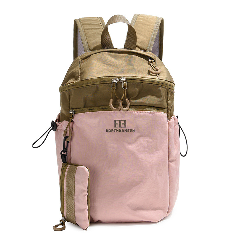 A new high-appeal niche backpack with contrasting colors, a fresh college style backpack, an outdoor sports bag, and a large-capacity backpack Item Picture
