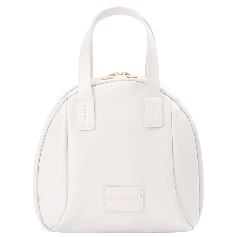 2024 New high-appearance-level shell makeup bag, ins large-capacity portable hand-held skin care and toiletries storage bag Item Picture