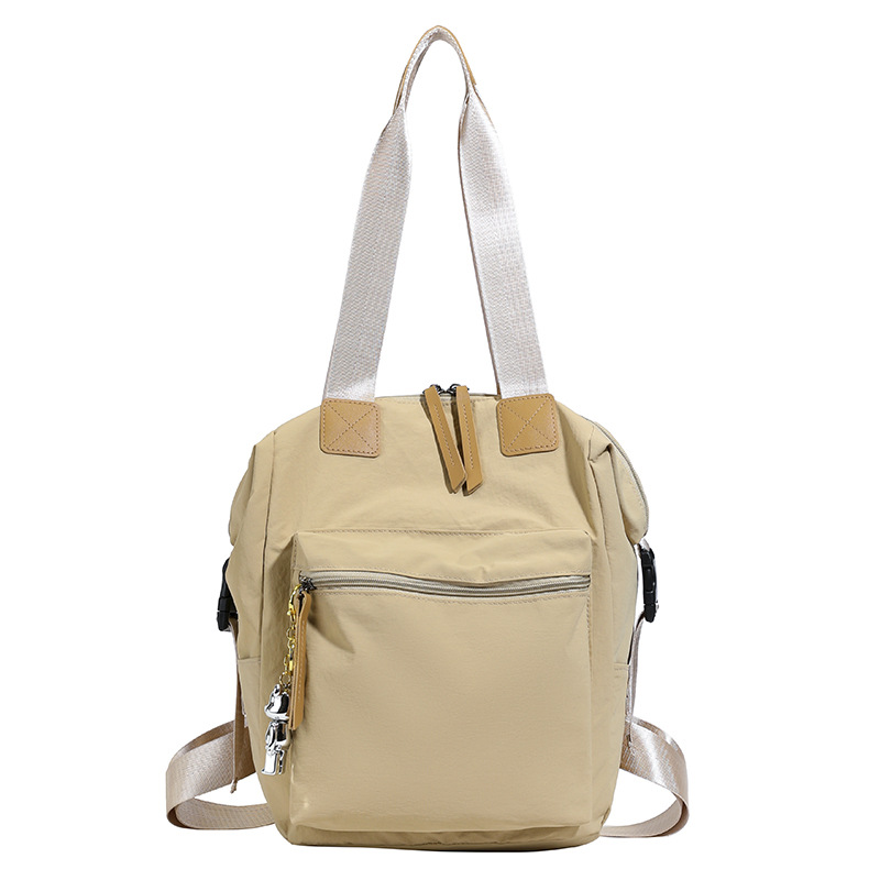 Large-capacity handbag, 2025 new niche fashion backpack, female college student single-shoulder bag, lightweight backpack trend Item Picture