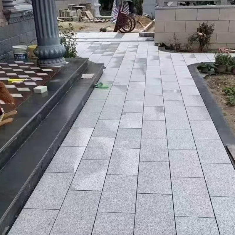 Granite, white sesame, yellow rust stone, golden sesame flamed plate, sesame gray, sesame black, marble curbstone and curb stone Application Scenario