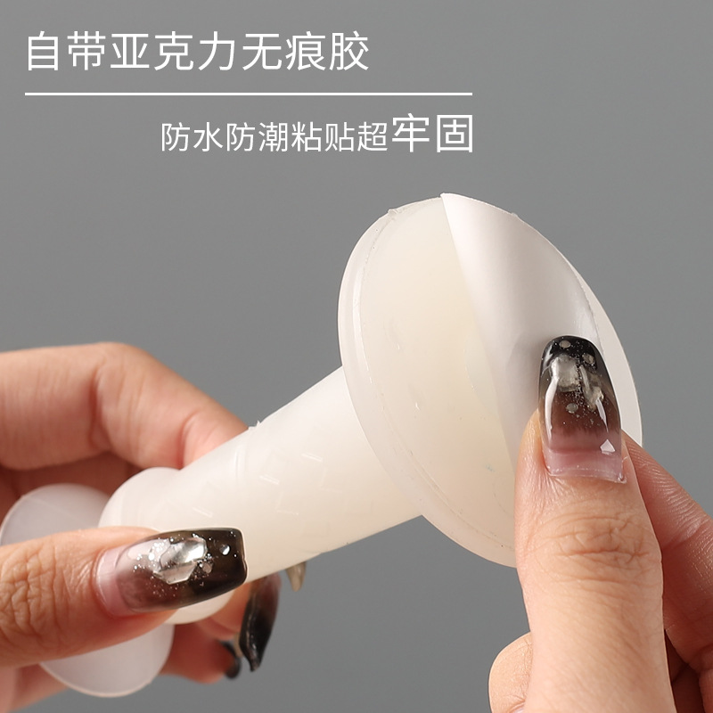 Silicone door stopper anti-collision pad, no need for drilling, door suction, rubber door plug for household door, wall door suction, silent door stop, a magic tool Application Scenario