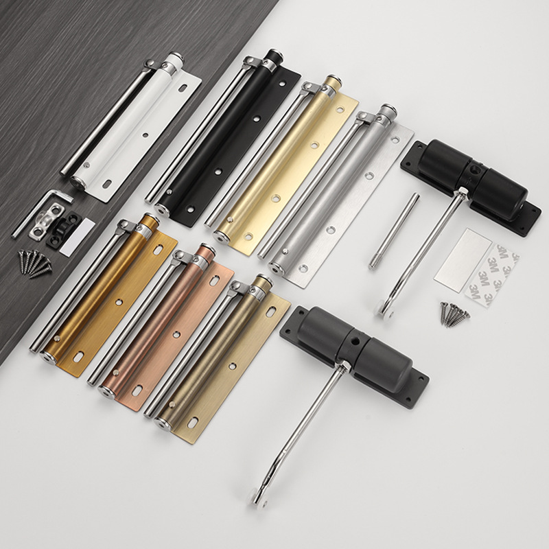 Lightweight and simple door closer, household stainless steel automatic door closer, hotel door buffer automatic door closing device Application Scenario