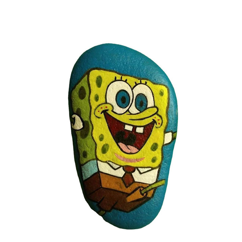Pebbles, painting stones, flat stones, stones, children's graffiti and drawing art materials, rain flower stones, free shipping, natural raw stones Application Scenario