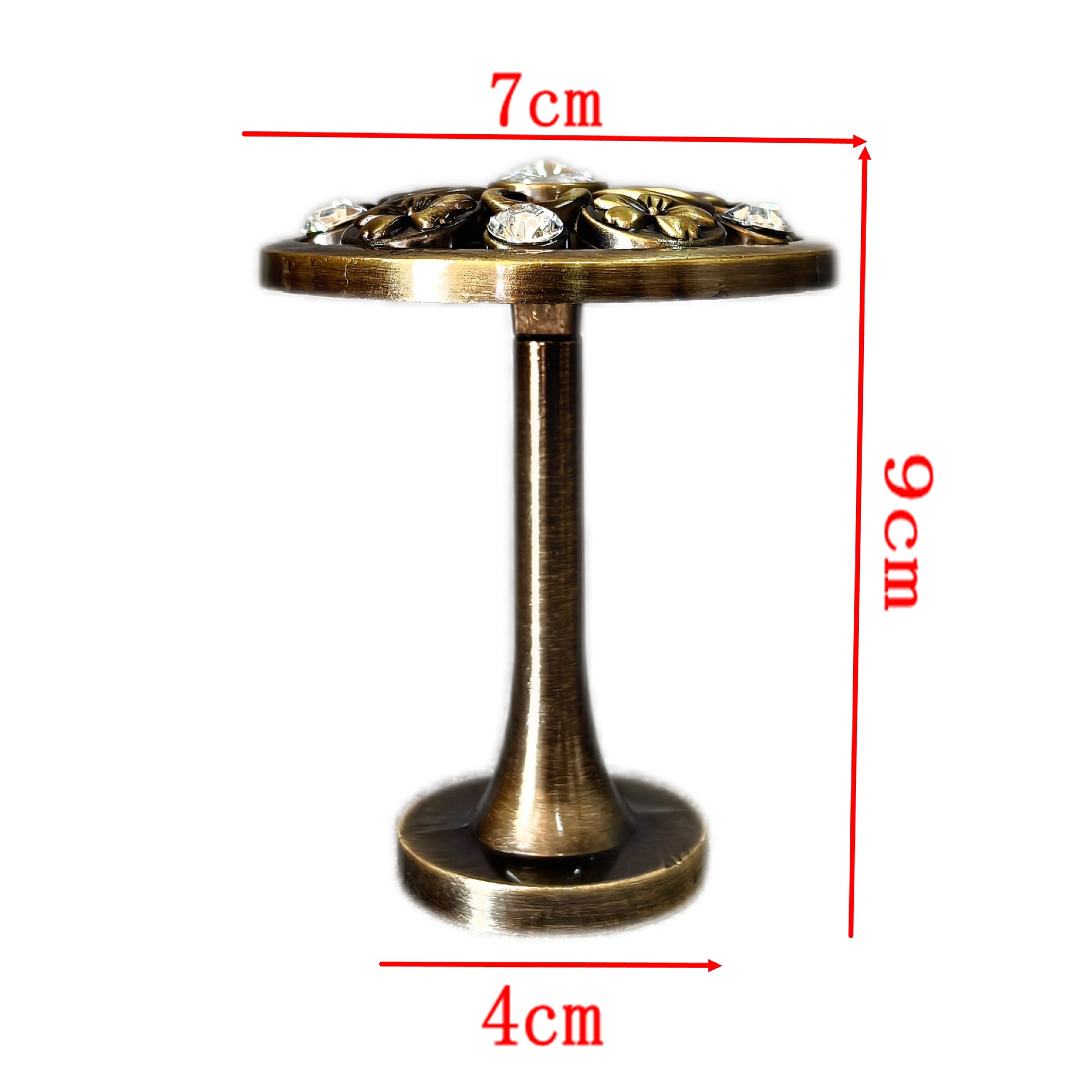 Cross-border new Hero flower zinc alloy straight rod curtain hooks, wall hooks, door and window hooks, window decoration accessories factory direct sales Item Picture