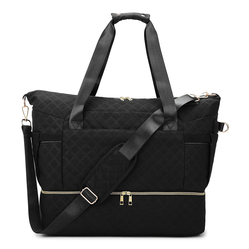 Cross-border outdoor leisure short-distance hand-held travel bags, dry-wet separation fitness bags, shoe compartments, large-capacity bags for pregnant women awaiting delivery Item Picture