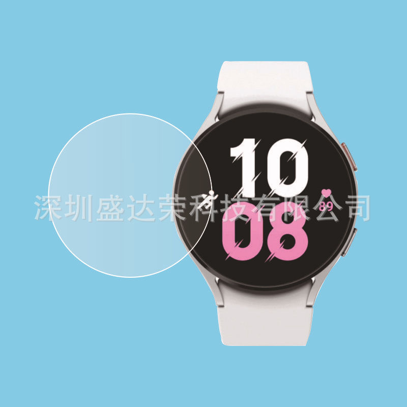 Applicable to Samsung watch5 Pro 45mm tempered film, Galaxy Watch5 40mm watch film 44mm Specification drawing