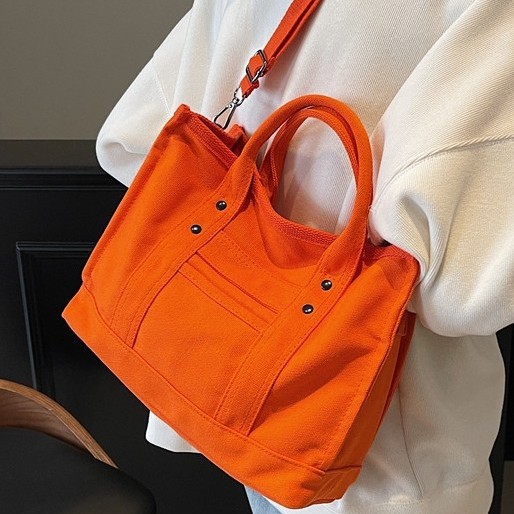 Fashionable and niche internet-famous handbags, college student fashion tote bags, small square bags, large-capacity bags, casual single-shoulder bags details Picture