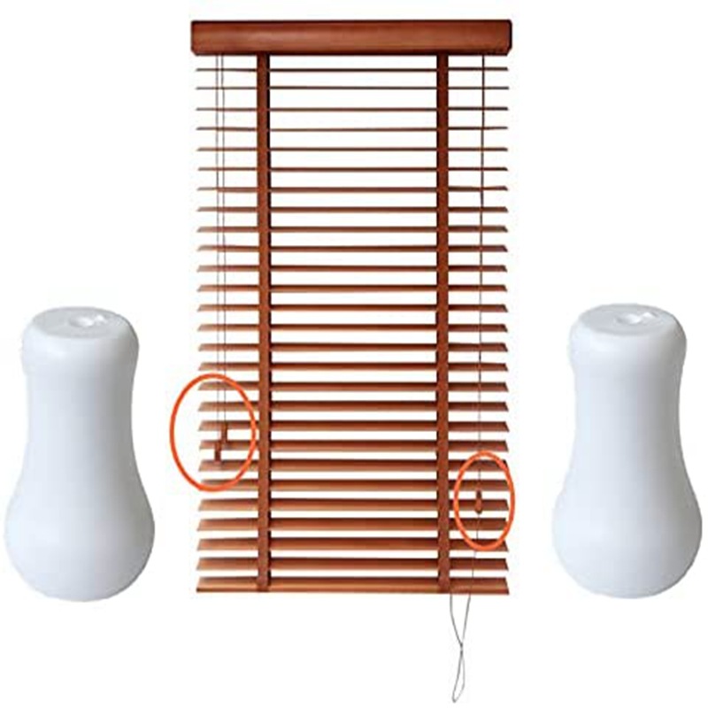 Cross-border retail of 15 white plastic wooden clock household items, bamboo blinds, Venetian blinds, vertical curtain accessories, pendants Specification drawing